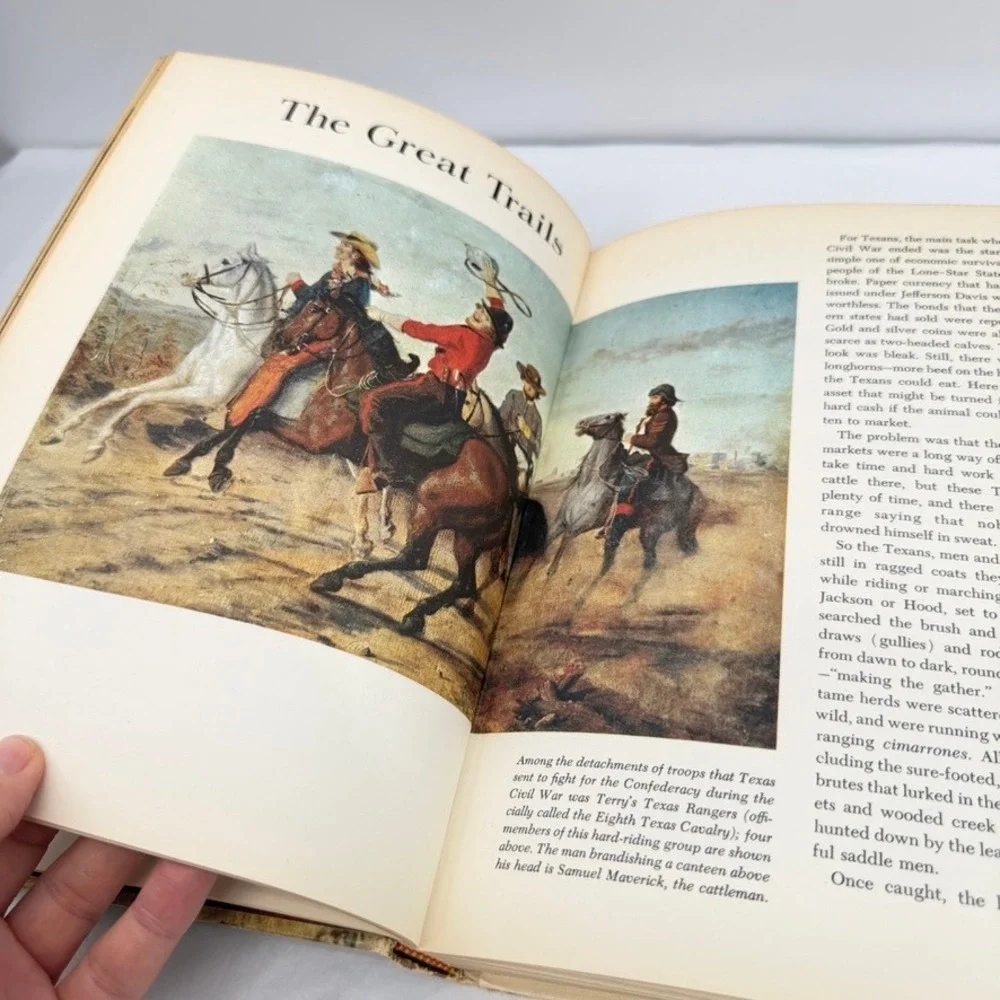 American Heritage Cowboys & Cattle Country HC Book 1st Ed Western Acceptable